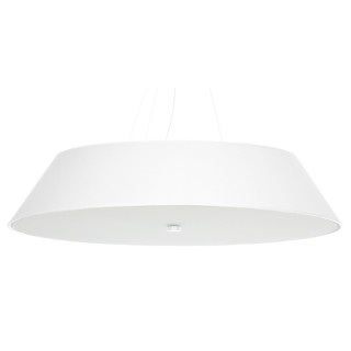 Żyrandol Sollux Ligthing Vega 60, okrúhly, 60x60cm, E27 5x60W, biely