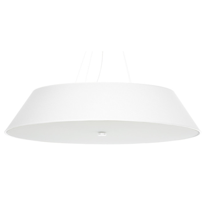 Żyrandol Sollux Ligthing Vega 60, okrúhly, 60x60cm, E27 5x60W, biely