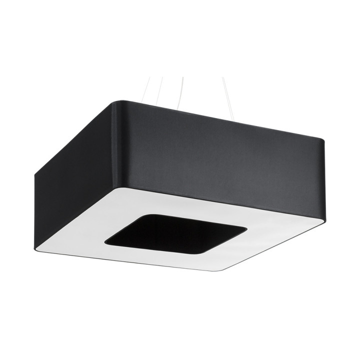 Żyrandol Sollux Ligthing Urano 60, štvorcová, 60x60cm, E27 8x60W, biely