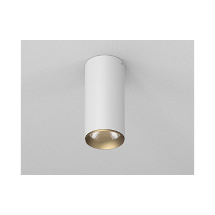 Oprawa na stěnu LED AQForm PET next, 20cm, 3000K, biely/zlatý strukturalny