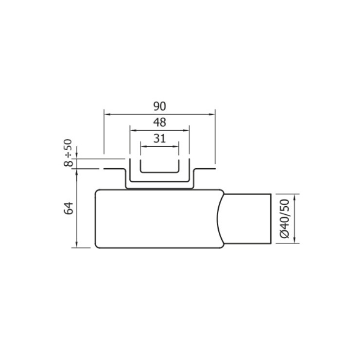 Žľab, pełny Súprava,  Wiper New Premium, 1200mm, wzór Ponente, Povrchová úprava poler