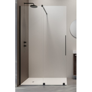 Radaway Furo Sprchový kút Walk-in 120x200cm ľavé sklo číre 10106638-01-01L/10110594-01-01
