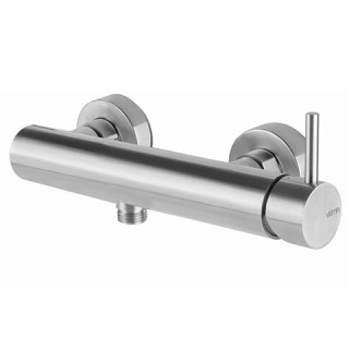 Vaňová  Batéria Vema Tiber Steel, na stěnu, 2 výstupy vody, výtokové rameno 202mm, Sprchový set, nerez inox