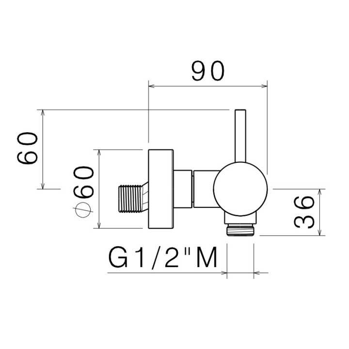 Vaňová  Batéria Vema Tiber Steel, na stěnu, 2 výstupy vody, výtokové rameno 202mm, Sprchový set, nerez inox