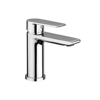 Umyvadlová batéria Vema Tiber Steel, na postavení, výška 166mm, výtokové rameno 145mm, bez zátky, nerez inox