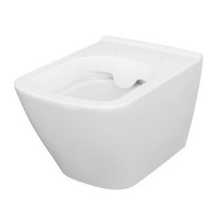 Misa zawieszana Cersanit City Square Cleanon z ukrytym montażem, bez dosky - biela