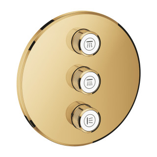 Trojnásobný ventil uzatvárací Grohe Grohtherm SmartControl chróm- sanitbuy.pl