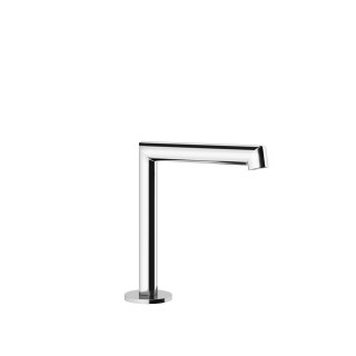 Umyvadlová batéria Gessi Anello, na postavení, s pákou z boku, výška 253mm, výtokové rameno 160mm, bez zátky, chróm