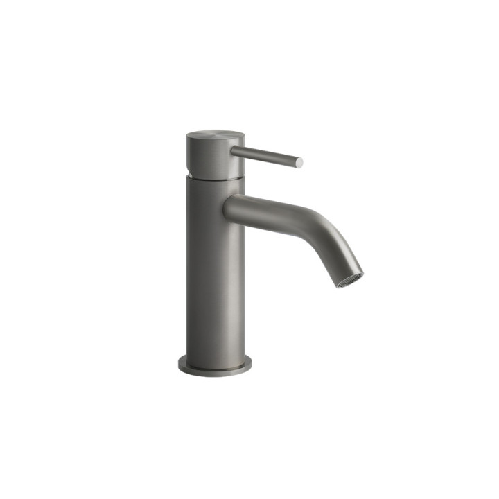 Umyvadlová batéria Gessi Flessa, na postavení, výška 159mm, zátka automatický, brúsená oceľ