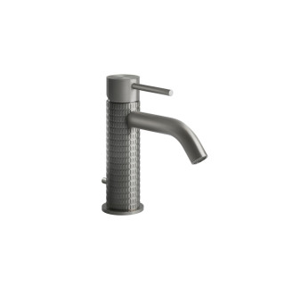 Umyvadlová batéria Gessi Intreccio, na postavení, výška 159mm, zátka automatický, brúsená oceľ