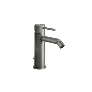 Bidetová batéria Gessi Intreccio, na postavení, výška 159mm, zátka automatický, brúsená oceľ