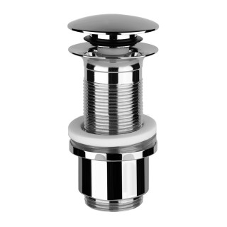 Zátka click-clack Gessi, umývadlový, z prepadom, Black Kov Brushed PVD