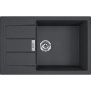 Drez Franke Sirius 2.0 SD2 611-78 XL Tectonite, wbudowywany, 78x50cm, farba Onyx