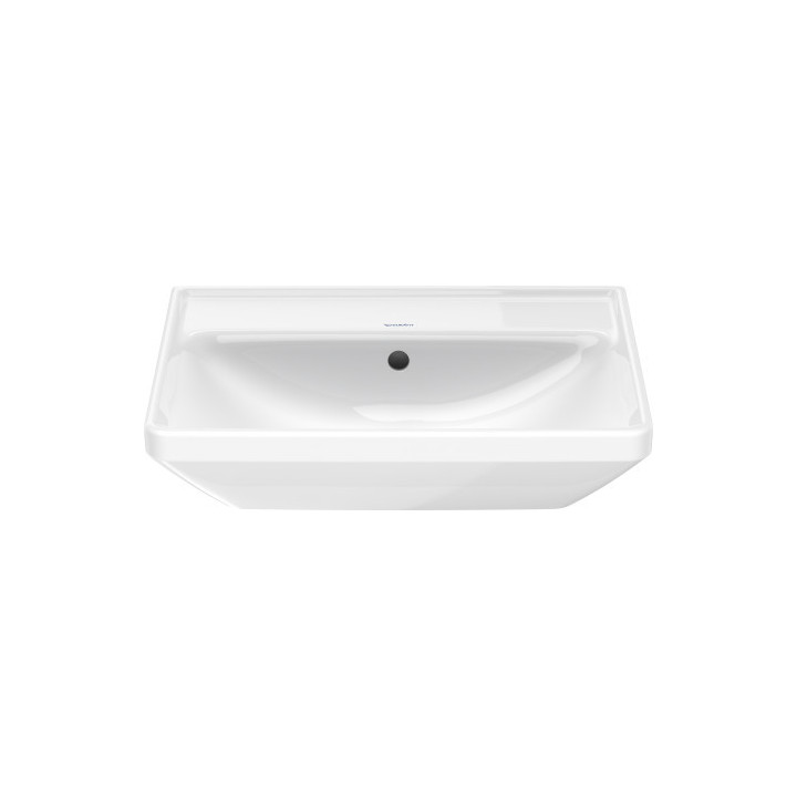 Umývadlo závesné Duravit D-Neo, 55x44cm, z prepadom, otvor na batériu, biela