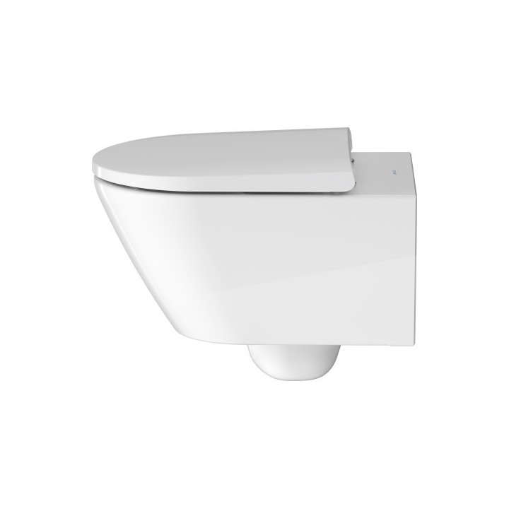 Misa toaletná Závěsná Duravit D-Neo Rimless, 54x37cm, bez rantu spłukującego, 4,5 l, UWL klasa 1, biela