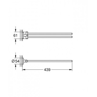 Grohe Rainshower kolano przyłączeniowe 1/2, brushed warm sunset