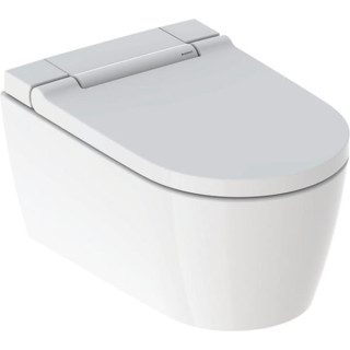 Misa WC s funkciou higieny intymnej Geberit AquaClean Sela, Závěsná, biela/chróm