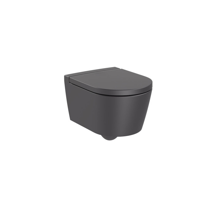 Misa WC Závěsná Roca Inspira Rimless Compacto 37x48 cm biela - sanitbuy.pl