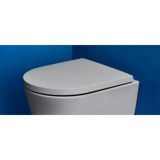 Sedátko WC Laufen Kartell by Laufen, s pozvoľným sklápaním, zdejmowalna, okrúhla, biela