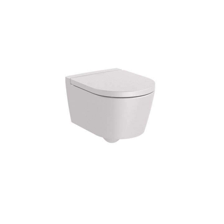 Misa WC Závěsná Roca Inspira Rimless Compacto 37x48 cm biela - sanitbuy.pl