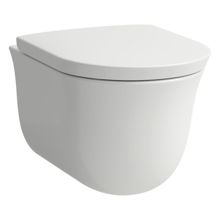 Misa WC závesné Laufen The New Classic, 53x27cm, rimless, bez rantu spłukującego, biely