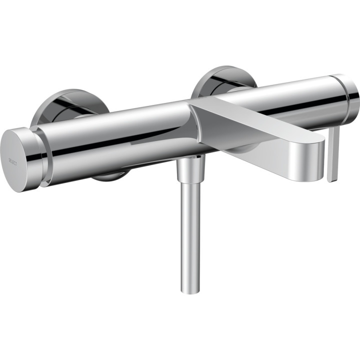 Vaňová  Batéria Hansgrohe Finoris, na stěnu, páková, 2 výstupy vody, chróm