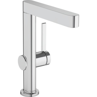 Umyvadlová batéria Hansgrohe Finoris, na postavení, obracana výtokové rameno, výška 248mm, súprava odtokový push-open, chróm