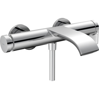 Vaňová  Batéria Hansgrohe Finoris, na stěnu, páková, 2 výstupy vody, chróm