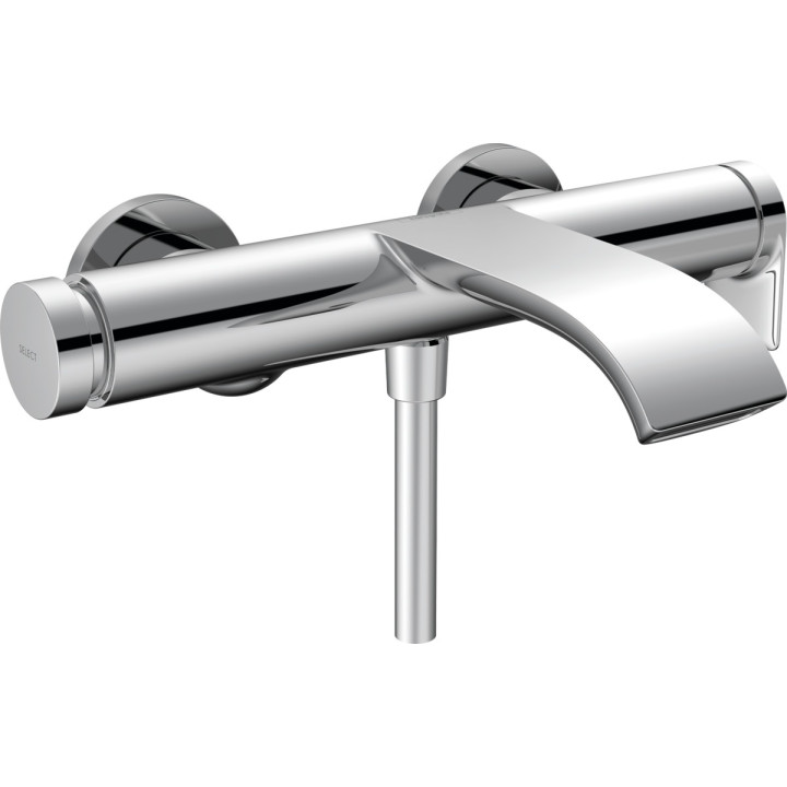 Vaňová  Batéria Hansgrohe Finoris, na stěnu, páková, 2 výstupy vody, chróm