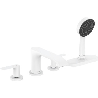 Vaňová batéria  4-otvorová Hansgrohe Finoris, montáž na okraj vane, sBox, 2 výstupy vody, chróm