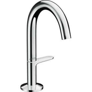 Umyvadlová batéria Axor One, na postavení, výška 155mm, závěs dźwigniowy, súprava odtokový push-open, chróm