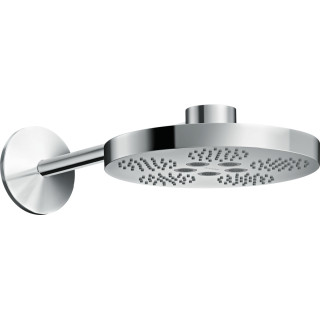 Horná sprcha Axor One 280 1jet, okrúhla, so so sprchovým ramiehovacím ramenom, chróm