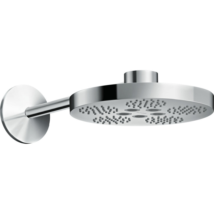 Horná sprcha Axor One 280 1jet, okrúhla, so so sprchovým ramiehovacím ramenom, chróm