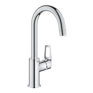 Umyvadlová batéria Grohe BauLoop, na postavení, výška 311mm, DN 15, Veľkosť L, obracana výtokové rameno, zátka automatický, chró