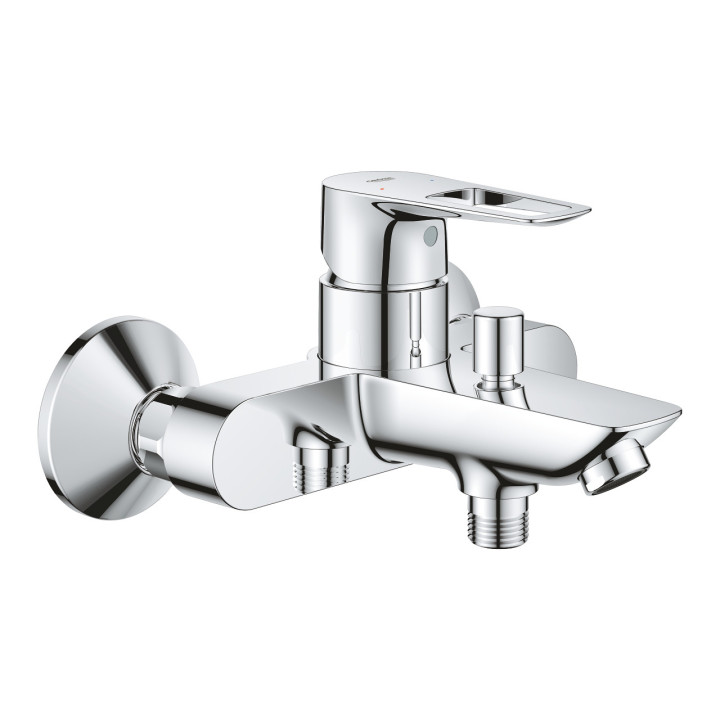 Vaňová  Batéria Grohe BauEdge, na stěnu, páková, 2 výstupy vody, chróm
