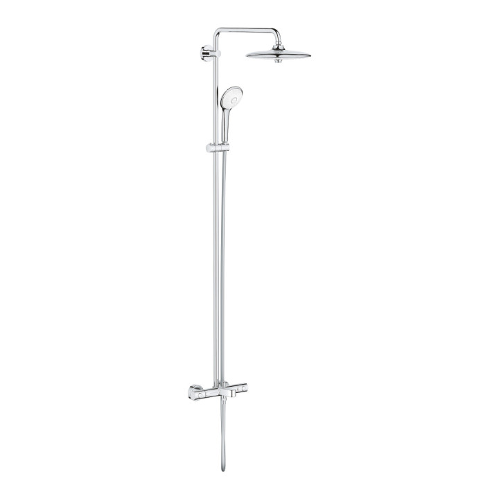 Sprchový set Grohe Euphoria System 260, na stěnu, Batéria termostatická, 2 výstupy vody, chróm