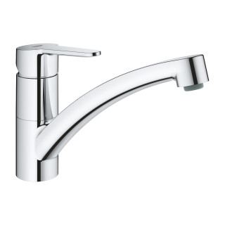 Drezová batéria Grohe BauEdge, výška 193mm, DN 15, obracana výtokové rameno 222mm, chróm