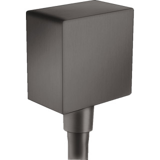 Przyłącze węża z uchwytem Hansgrohe FixFit Porter Square dł. 78 mm, chrom- sanitbuy.pl