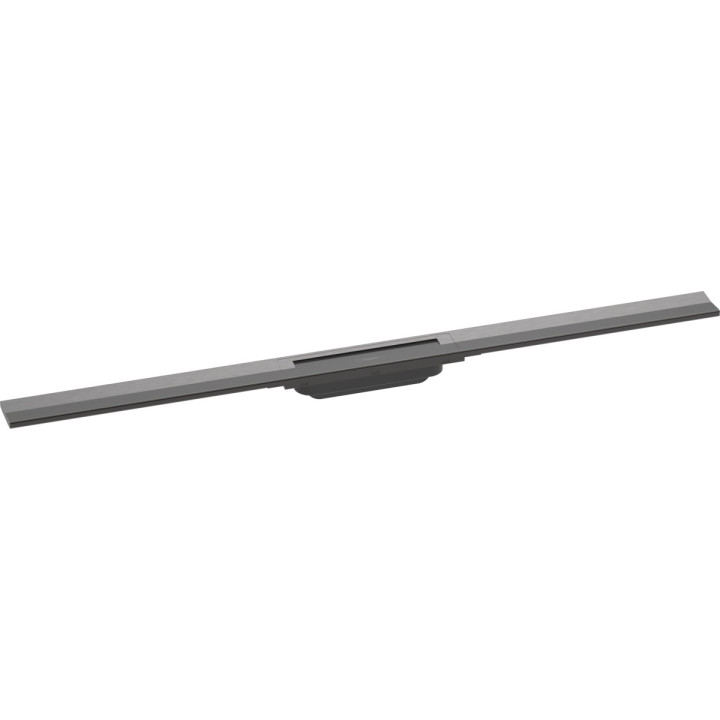 Vrchná sada odpływu Hansgrohe RainDrain Flex, 100cm, čierna kefovaný chróm