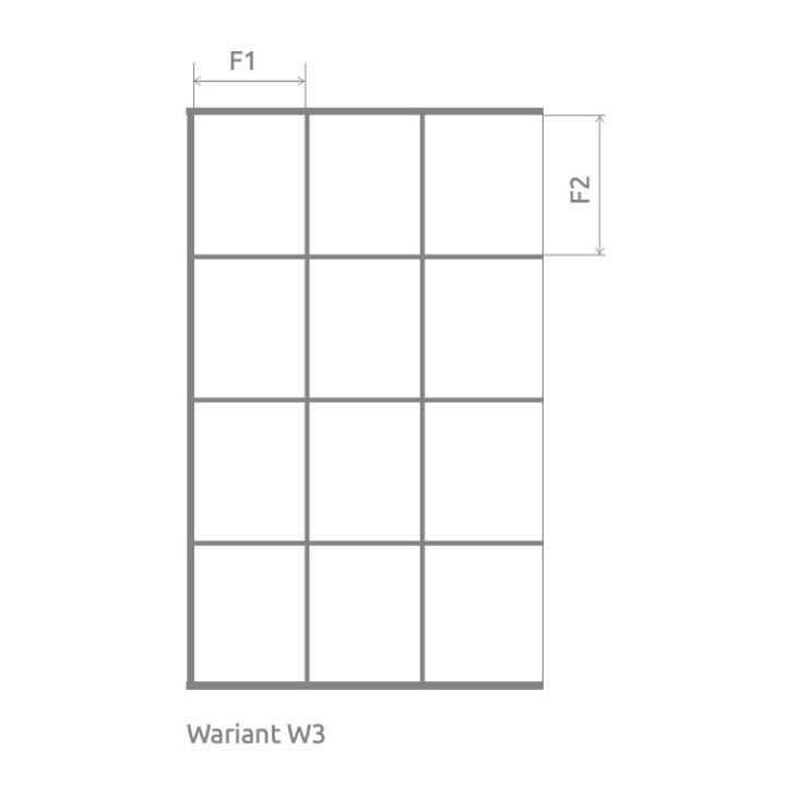 Dverí posuvné walk-in Radaway Furo Black, pravé, s stenou, 90x200cm, sklo číre, profil čierna