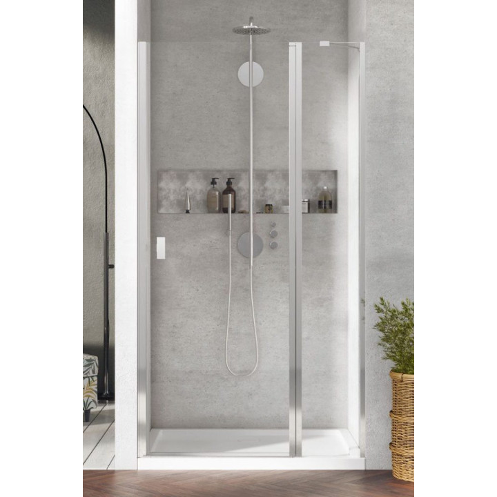 Dverí sprchové Radaway Nes KDS II 120, ľavé, 1200x2000mm, strieborná profil