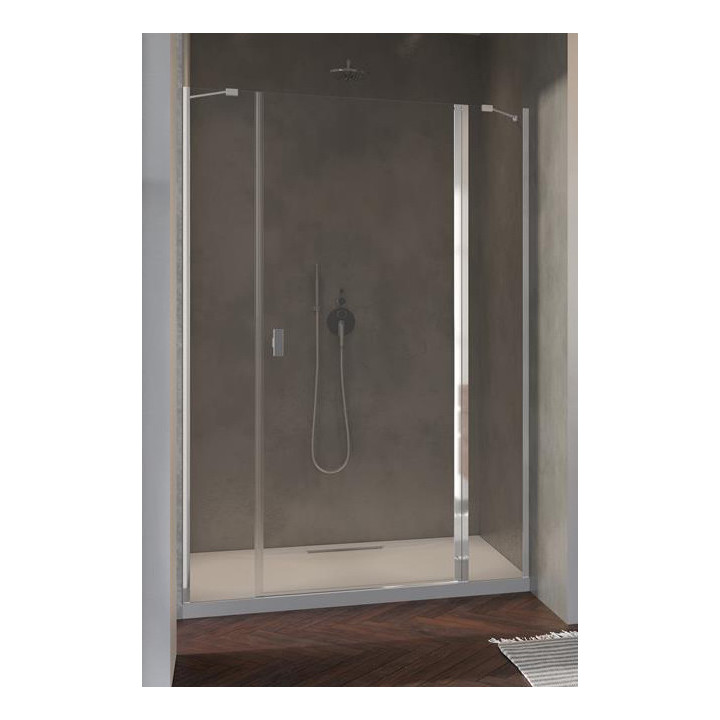 Dverí sprchové Radaway Nes KDS II 120, ľavé, 1200x2000mm, strieborná profil
