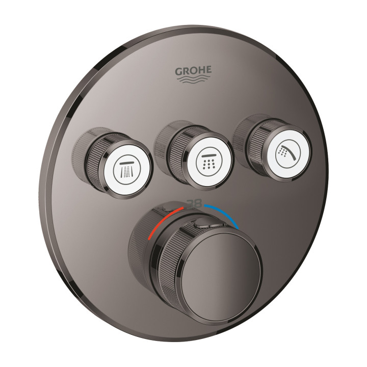 Batéria podomietková Grohe Grohtherm SmartControl termostatická 3-prijímače vody chróm- sanitbuy.pl