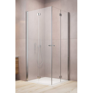 Kúty sprchové Radaway Eos KDJ B, ľavé, 80x80cm, sklo číre, profil chróm