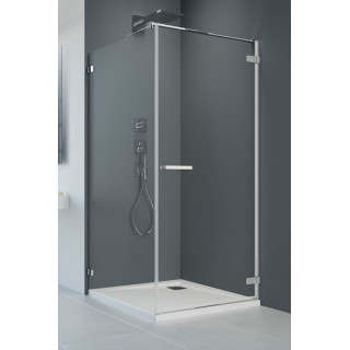 Dverí kúty prysznicowej Radaway Eos DWD+2S, 120cm, dvojkrídlové, sklo číre, profil chróm