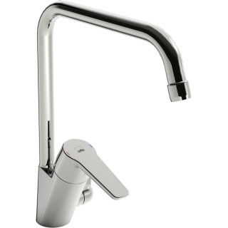 Drezová batéria Oras Saga, na postavení, výška 301mm, obracana výtokové rameno, chróm