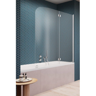 Vaňová zástena Radaway Torrenta PNJ II, levý, sklo číre, 80x150cm, profil chróm
