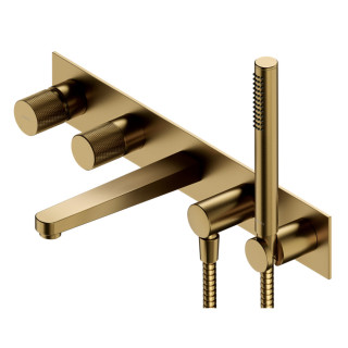 Batéria prysznicowo-vaňová Omnires Contour, podomietková, 2 výstupy vody, Sprchový set, chróm