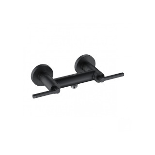 Umyvadlová batéria 3-otvorová Kludi Nova Fonte Puristic, stenová, výtokové rameno 240mm, uchwyty proste, chróm
