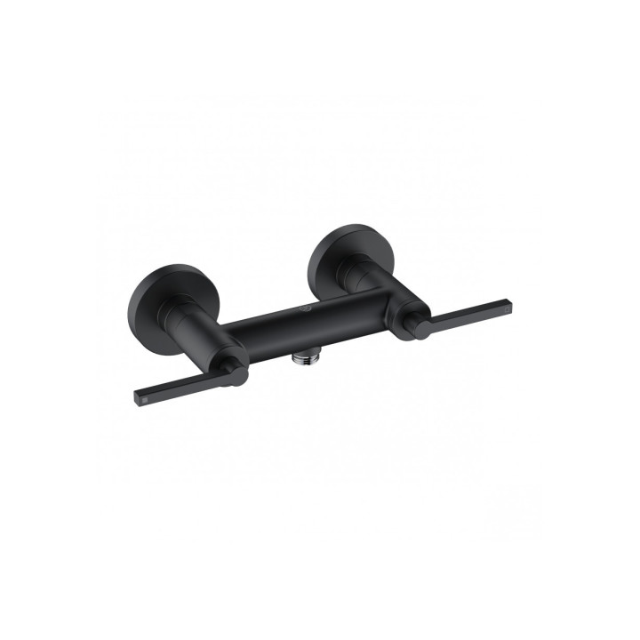 Umyvadlová batéria 3-otvorová Kludi Nova Fonte Puristic, stenová, výtokové rameno 240mm, uchwyty proste, chróm